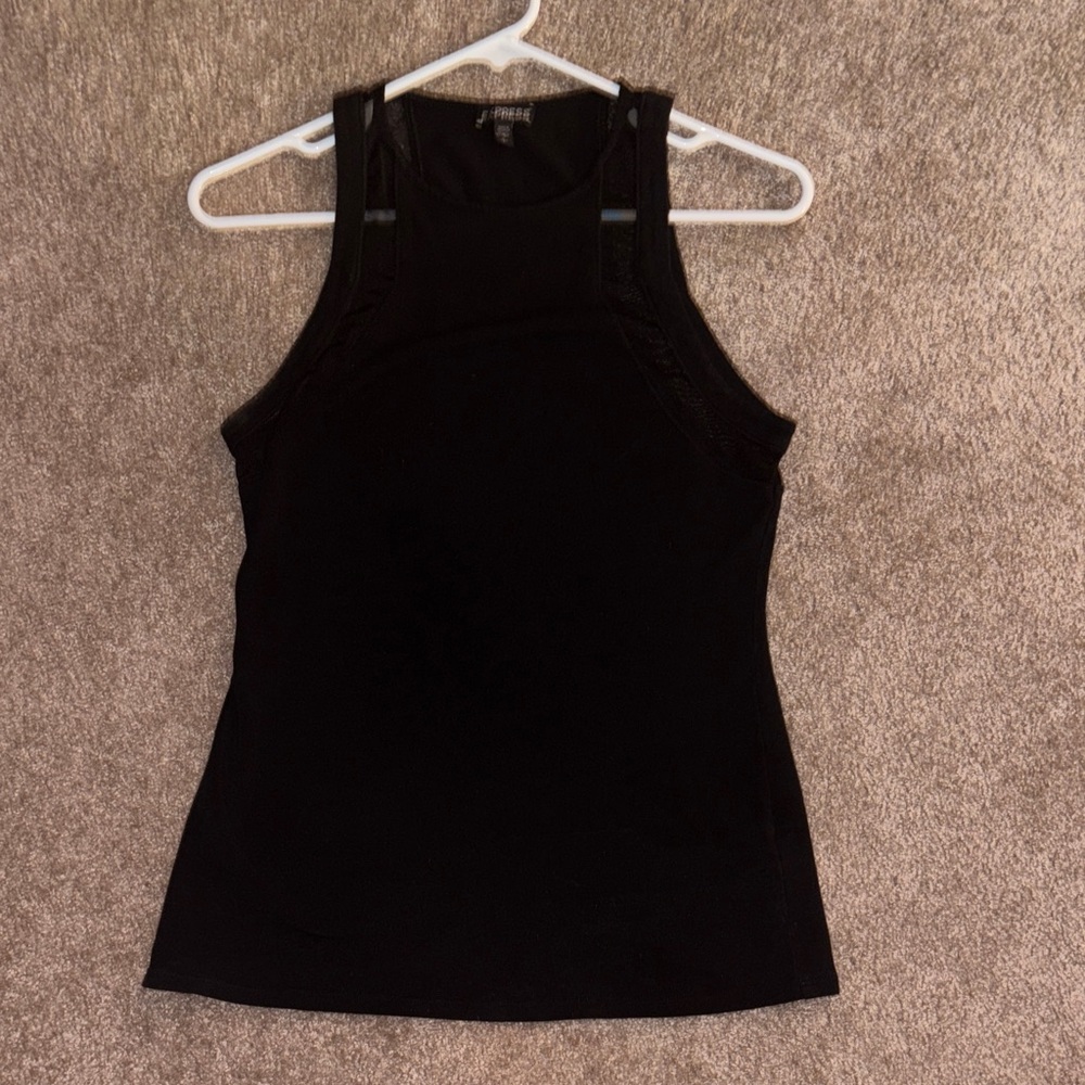 Express small Women's Black Sleeveless Top